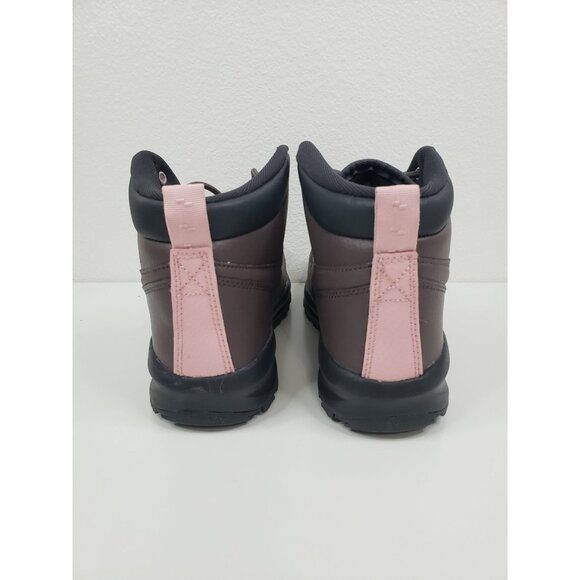 Nike Girls' Big Kids' Manoa Leather Boots in Violet Ore/Dark Smoke Grey- Size 5Y - Picture 5 of 8